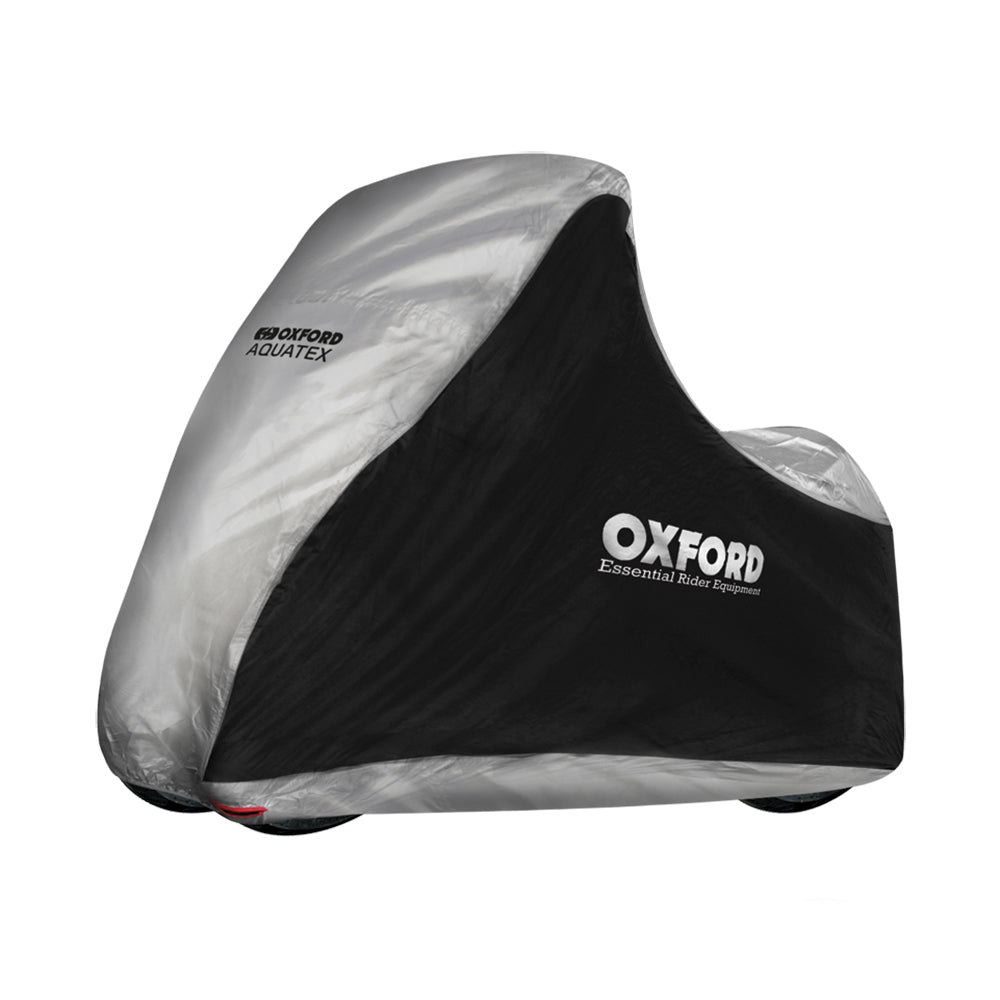 Oxford Aquatex MP3/3 Wheeler Black / Silver - ThrottleChimp