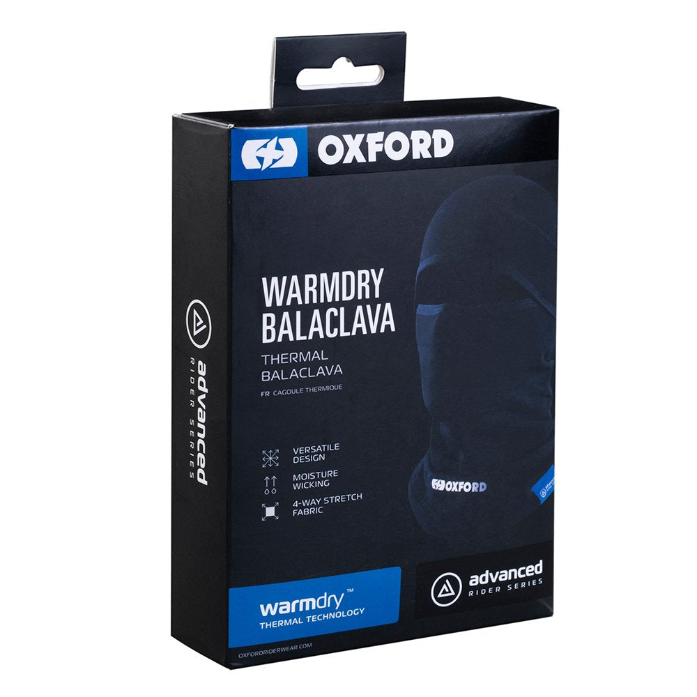 Oxford Advanced Warmdry Balaclava Black (Image 2) - ThrottleChimp