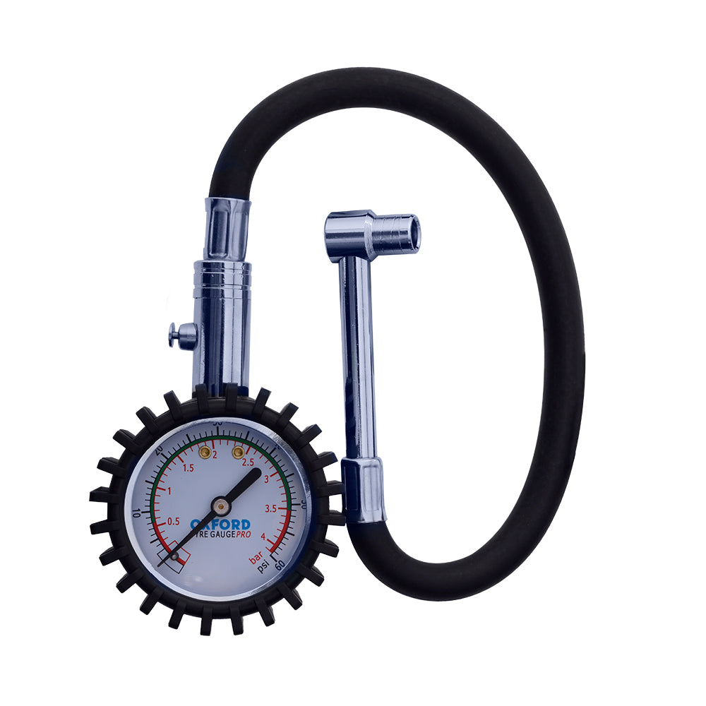 Oxford Tyre Gauge Pro Dial Type - 0-60 PSI - ThrottleChimp