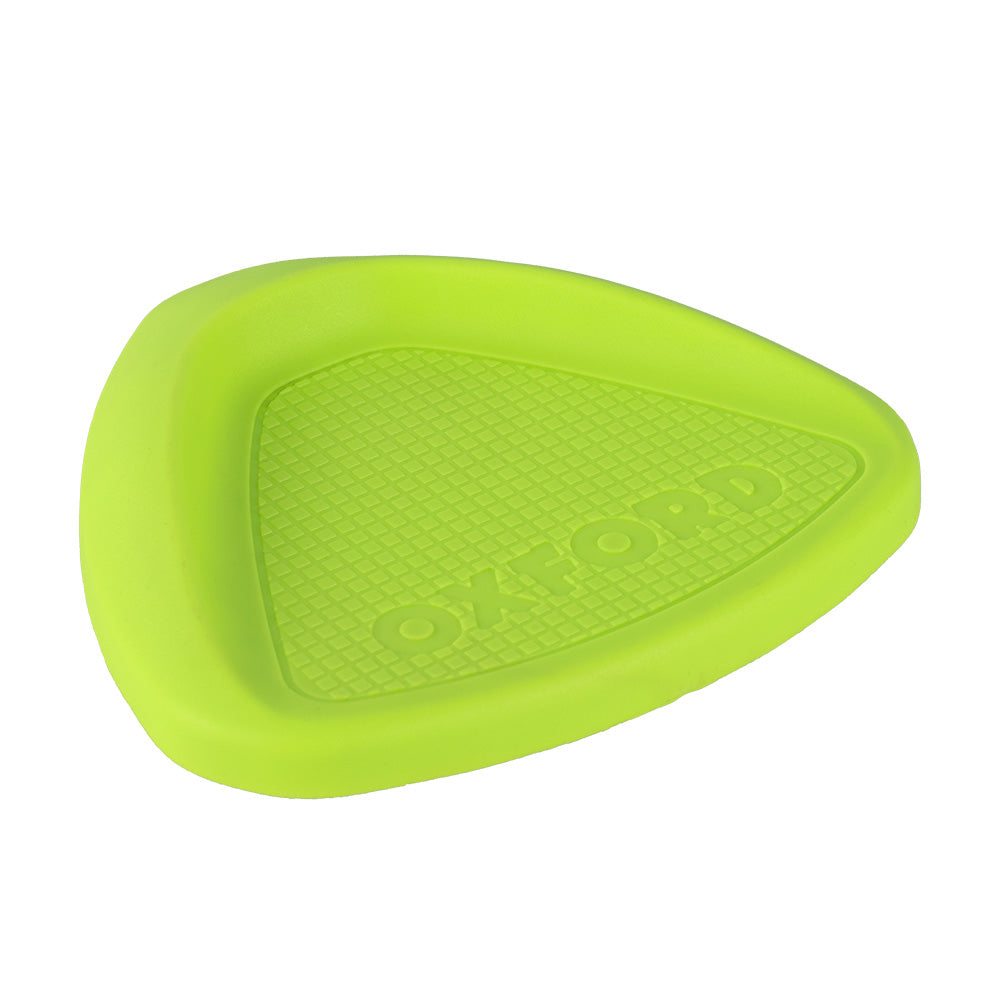 Oxford Magnimate Side Stand Support Fluo Green (Image 2) - ThrottleChimp