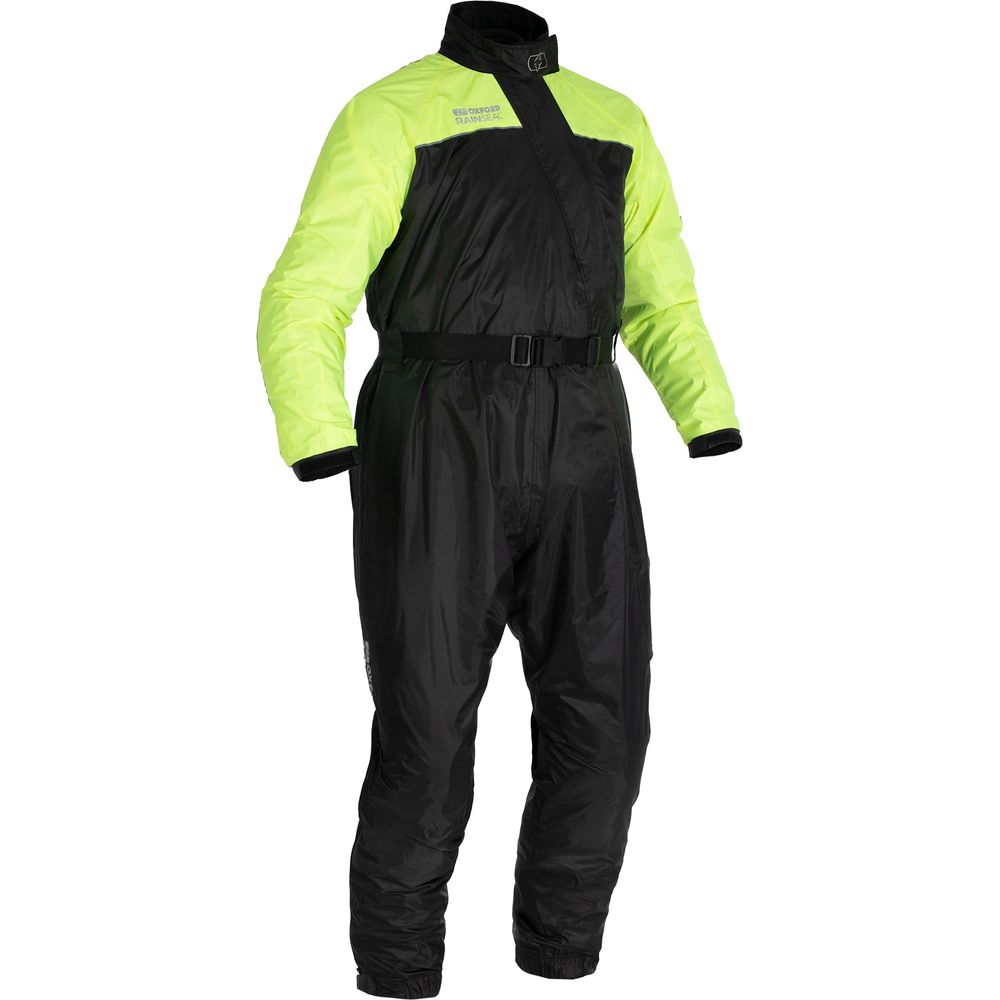 Oxford Rainseal Oversuit Black / Fluo Yellow FREE 1 YEAR Returns, FREE UK Delivery | ThrottleChimp