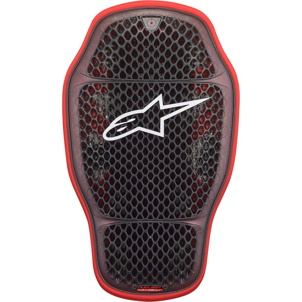 Alpinestars Nucleon KR-1 Celli Back Protector Transparent Smoke / Red - ThrottleChimp