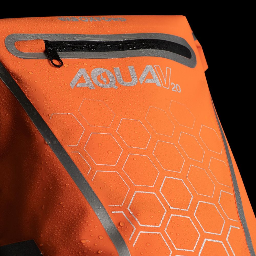 Oxford Aqua V20 Waterproof Backpack Orange - 20 Litres FREE 1 YEAR Returns, FREE UK Delivery | ThrottleChimp