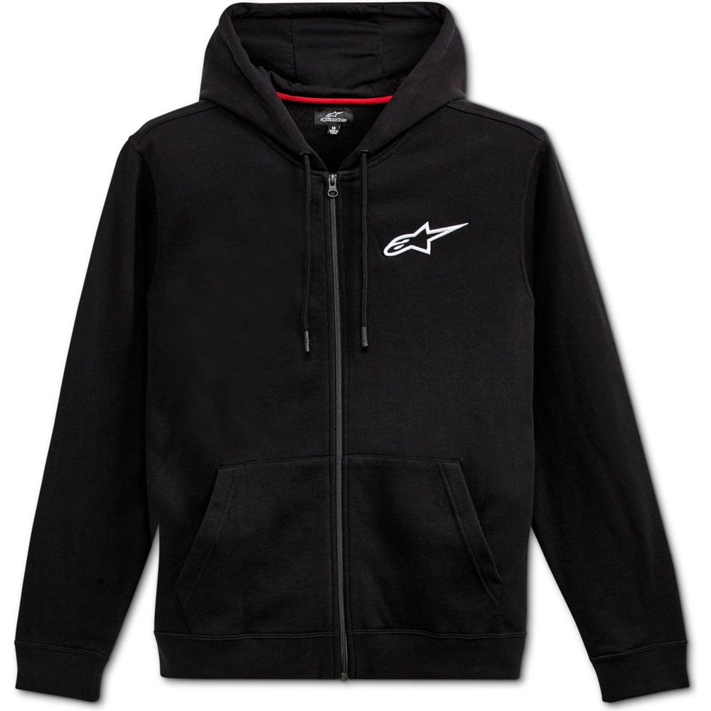 Alpinestars Ageless Chest Hoodie Black / White - ThrottleChimp