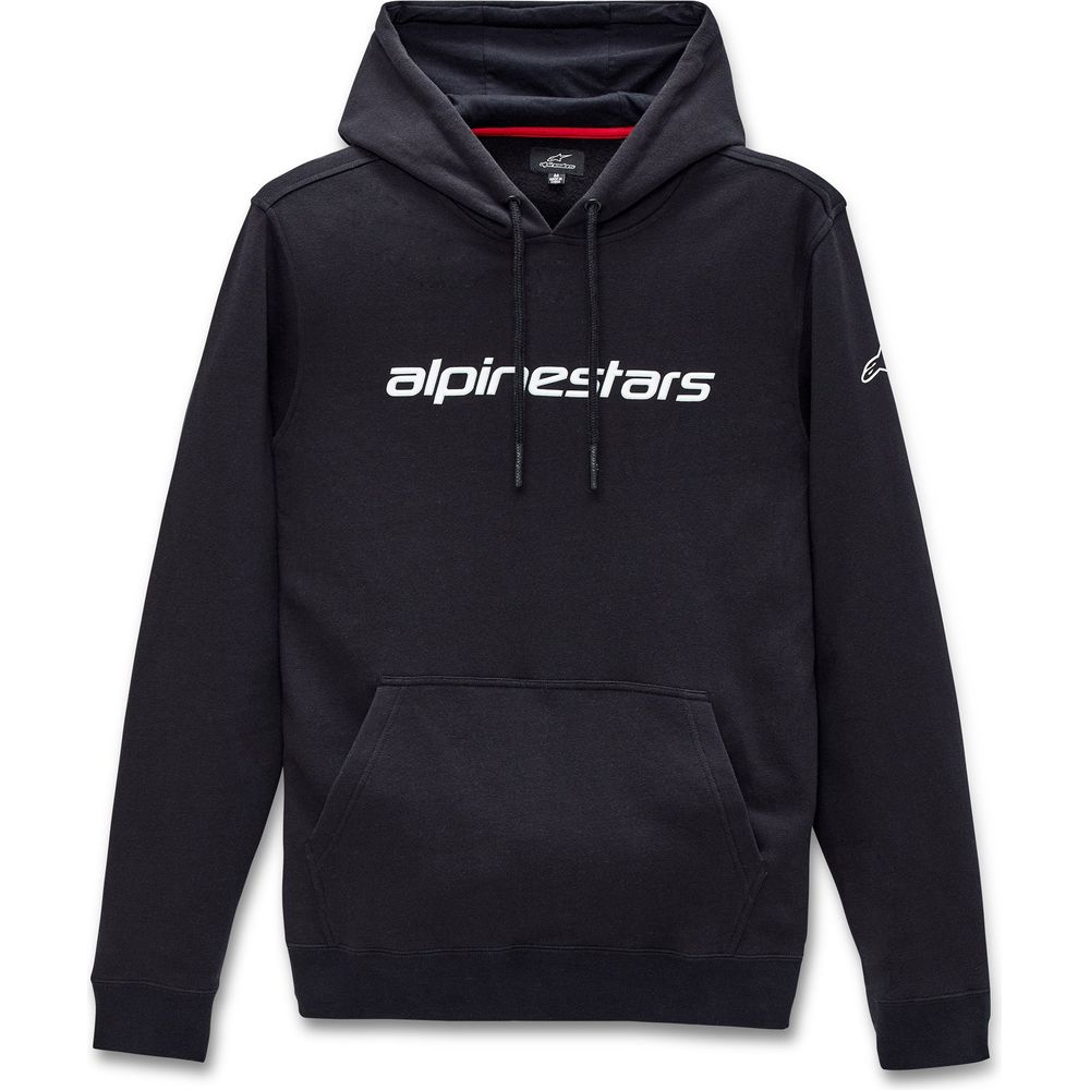 Alpinestars Linear Hoodie Black FREE 1 YEAR Returns, FREE UK Delivery | ThrottleChimp