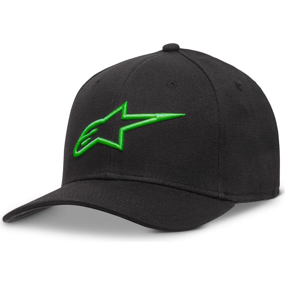 Alpinestars Ageless Curve Hat Black / Green - ThrottleChimp