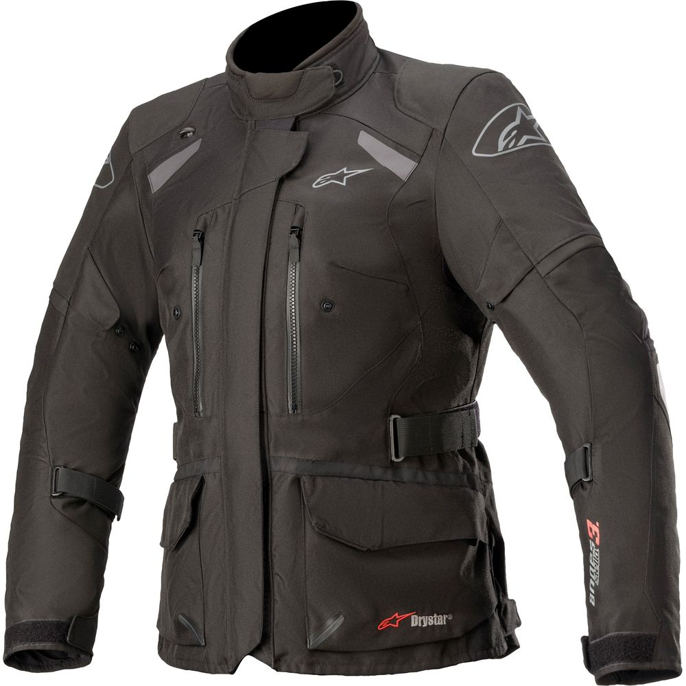 Alpinestars Stella Andes V3 Drystar Ladies Jacket Black / Dark Grey - ThrottleChimp