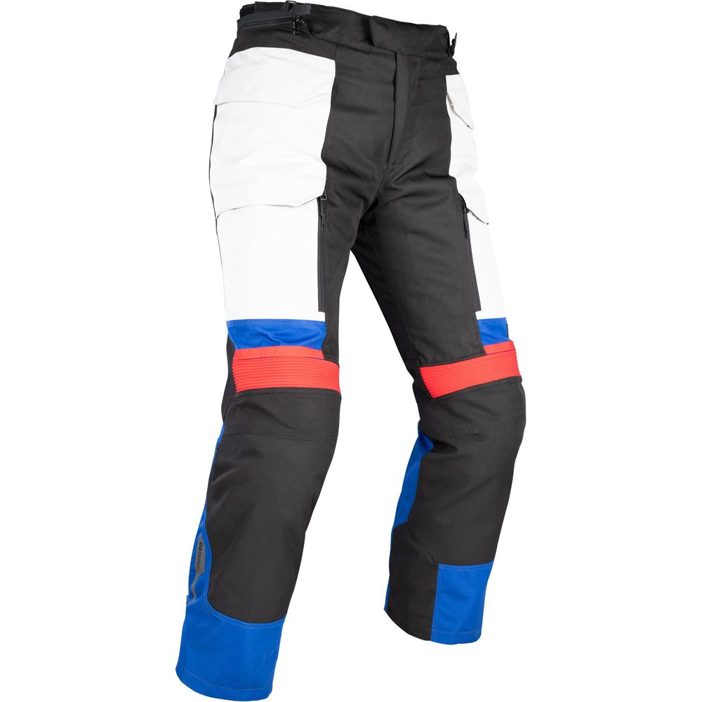 Oxford Rockland Textile Trouser Arctic / Black / Red - ThrottleChimp