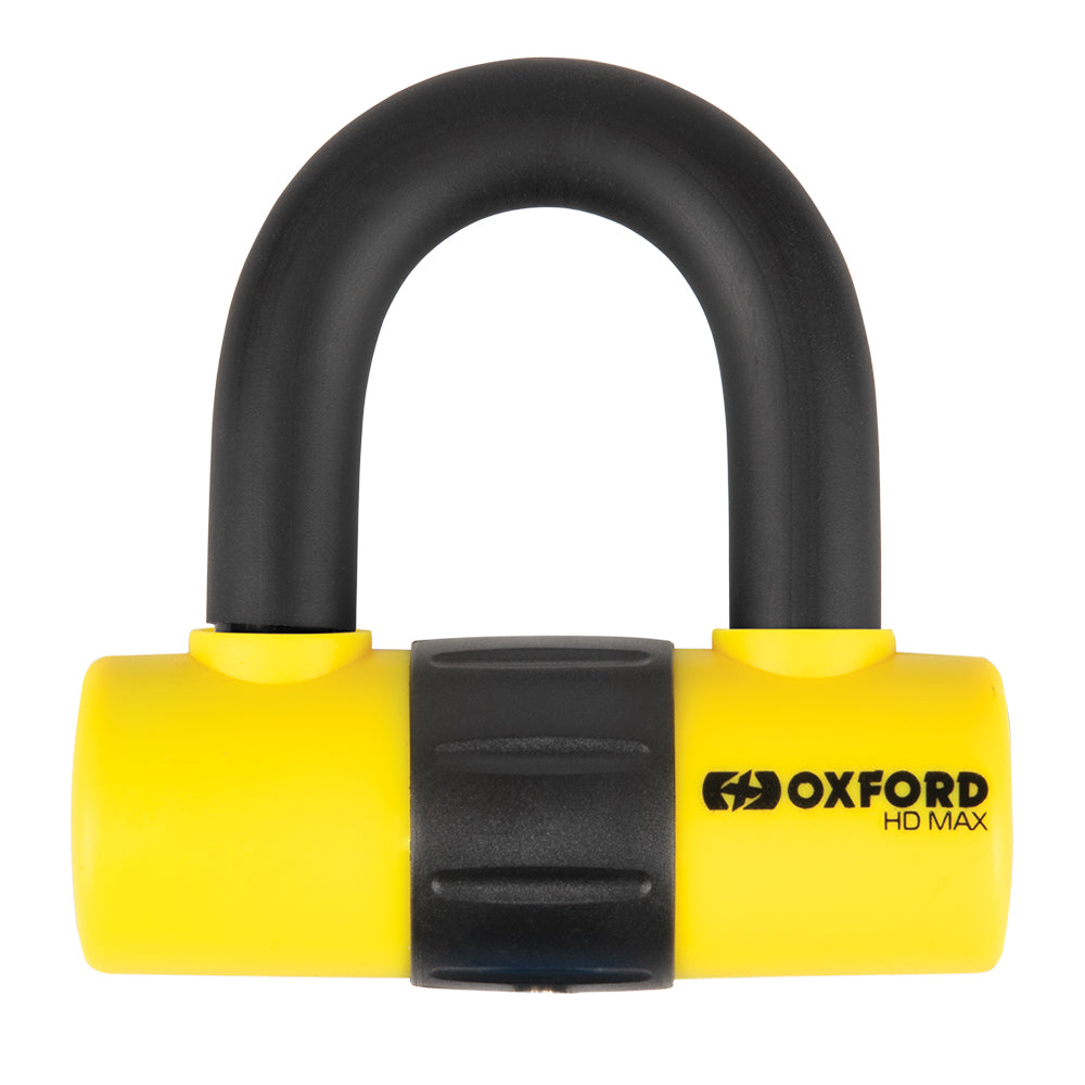 Oxford HD Max Disc Lock Yellow - ThrottleChimp