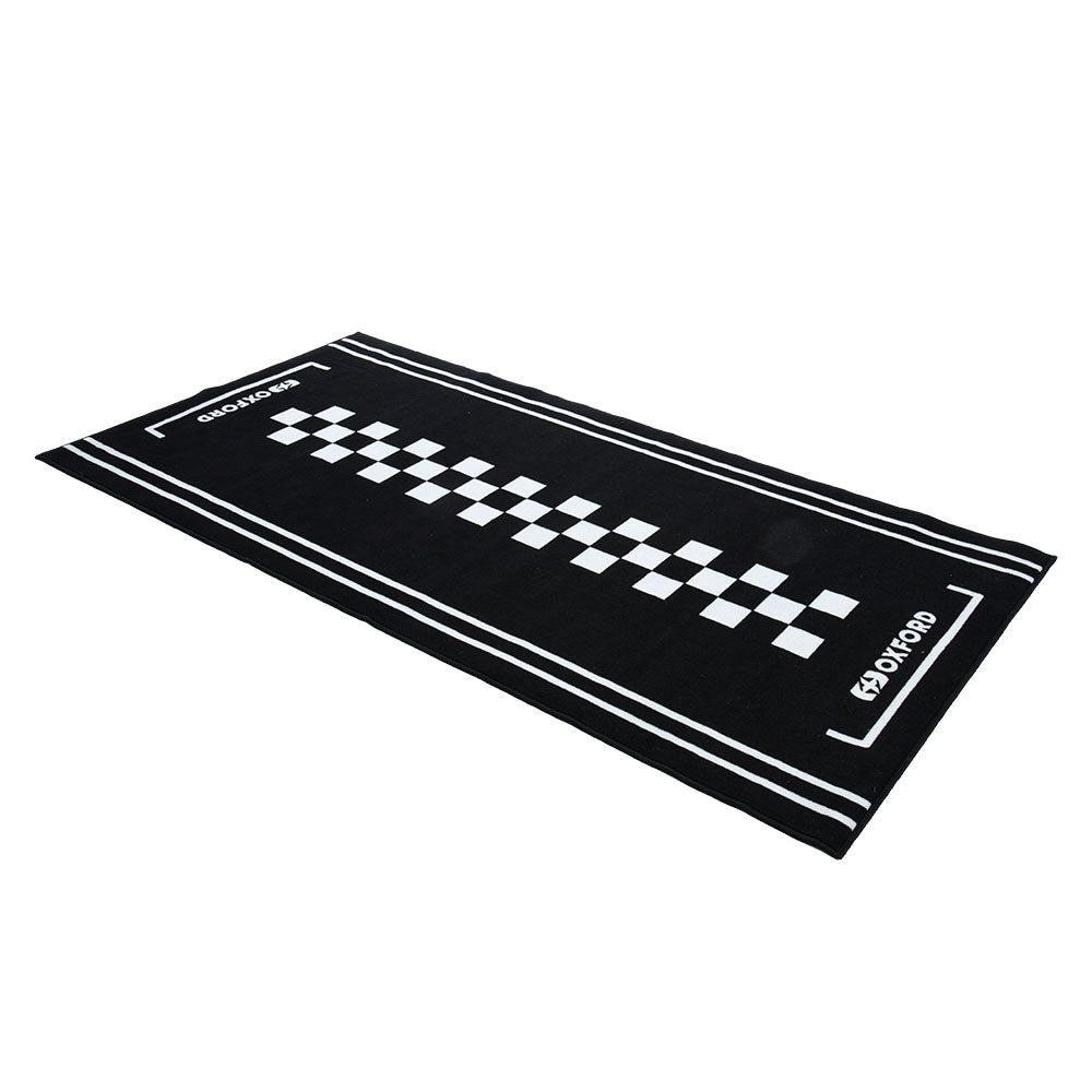 Oxford Cafe Workshop Mat Black - 200 x 100cm - ThrottleChimp