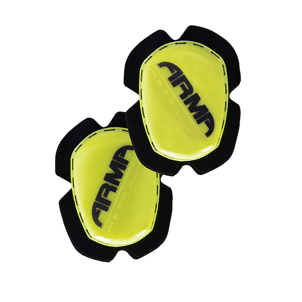 ARMR Knee Sliders Fluo Yellow - ThrottleChimp