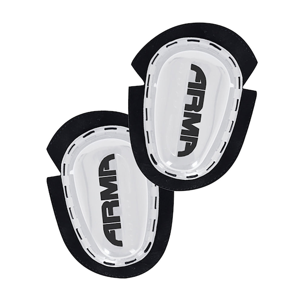 ARMR Teardrop Knee Sliders White - ThrottleChimp