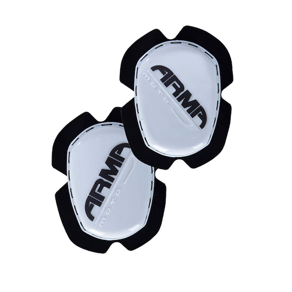 ARMR Knee Sliders White - ThrottleChimp