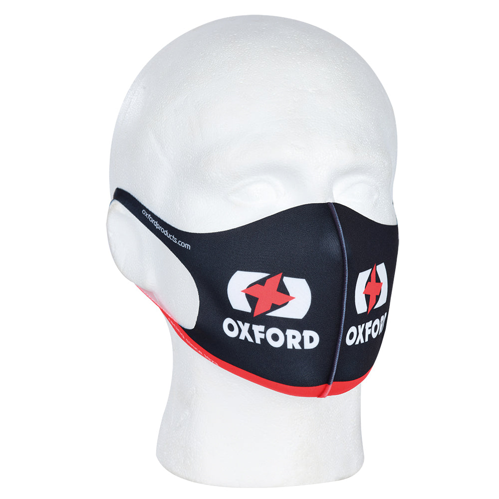 Oxford Team Face Mask Black - ThrottleChimp