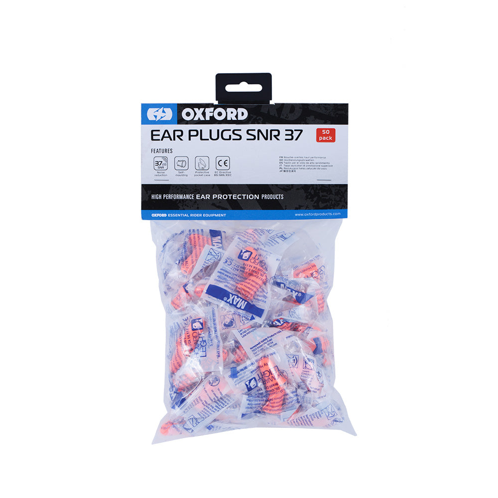 Oxford Ear Plugs SNR37 - Pairs Of 50 - ThrottleChimp