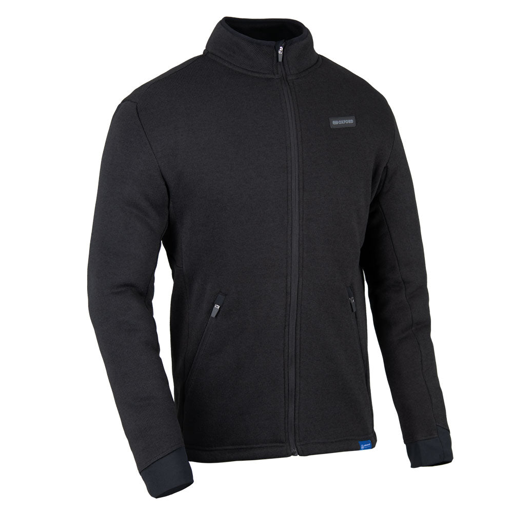 Oxford Advanced Fleece Jacket Black - ThrottleChimp