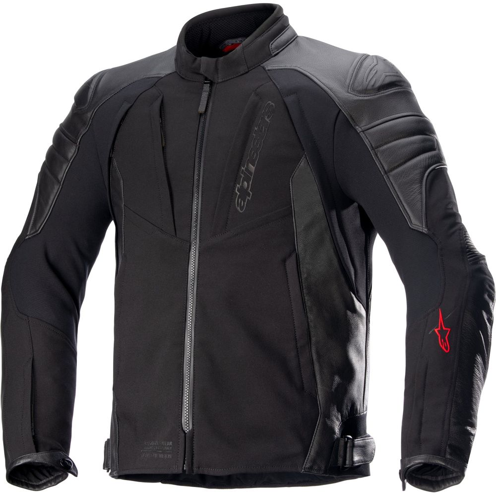 Alpinestars Proton Waterproof Jacket Black / Black FREE 1 YEAR Returns, FREE UK Delivery | ThrottleChimp