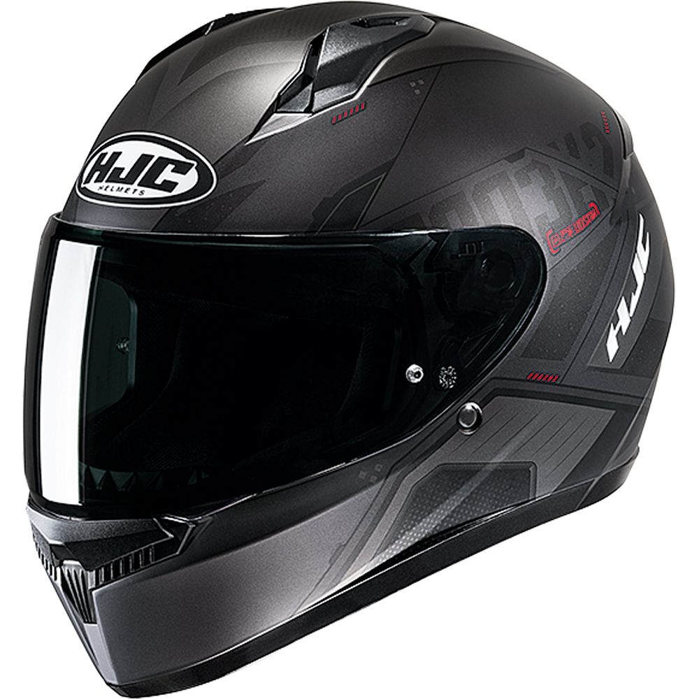 HJC C10 Inka Full Face Helmet MC1SF Red - ThrottleChimp