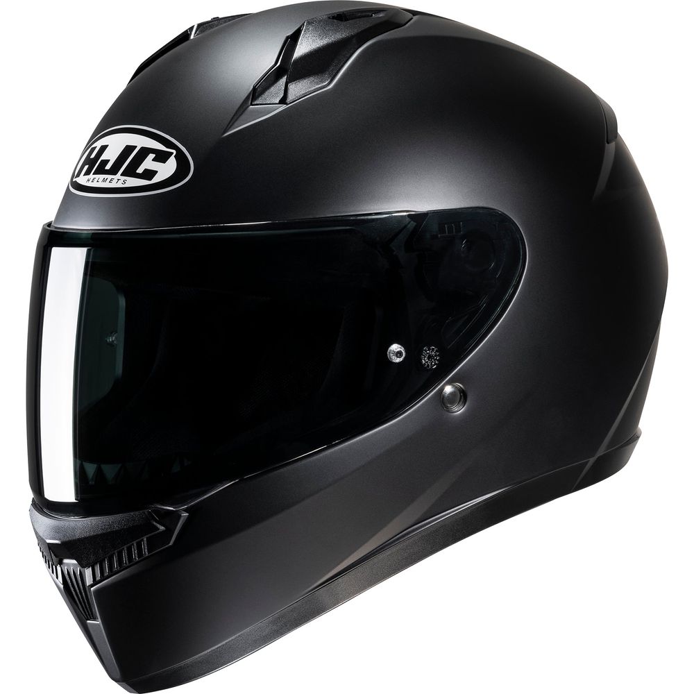 HJC C10 Full Face Helmet Matt Black FREE 1 YEAR Returns, FREE UK Delivery | ThrottleChimp