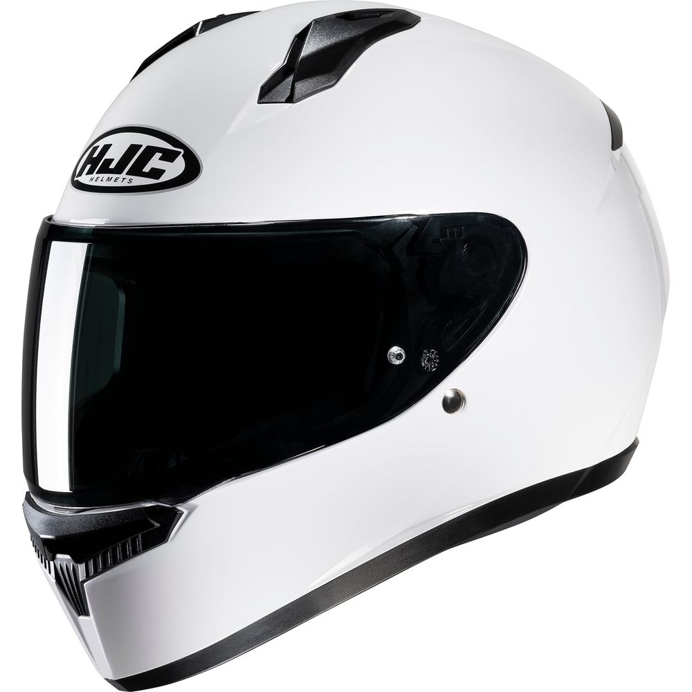 HJC C10 Full Face Helmet White FREE 1 YEAR Returns, FREE UK Delivery | ThrottleChimp