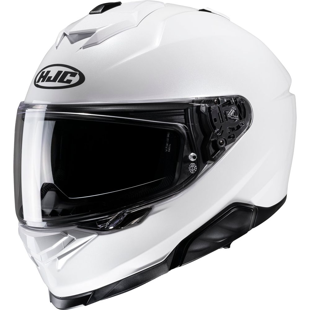 HJC I71 Full Face Helmet Pearl White - ThrottleChimp