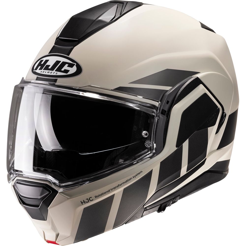 HJC I100 Beis Flip-Up Helmet MC9SF Brown FREE 1 YEAR Returns, FREE UK Delivery | ThrottleChimp