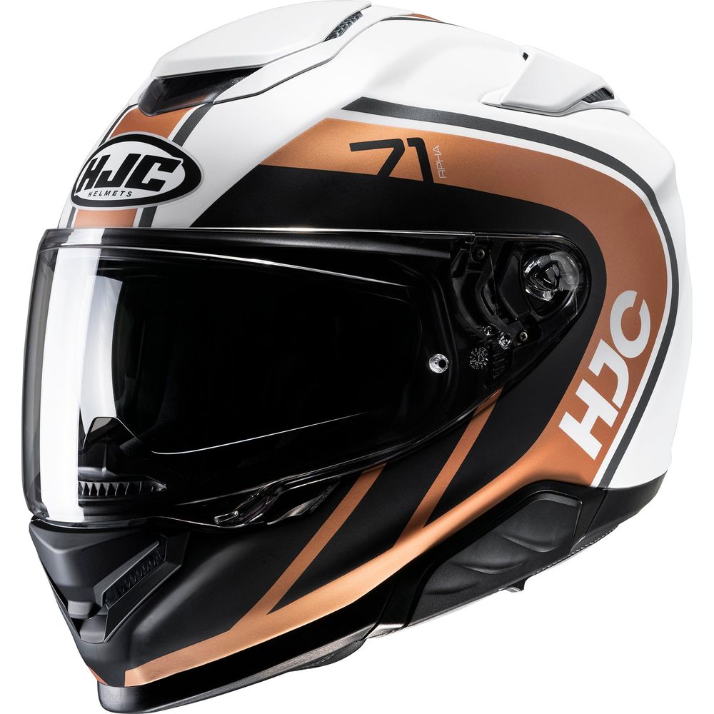 HJC RPHA 71 Mapos Full Face Helmet MC9SF Gold / Brown - ThrottleChimp