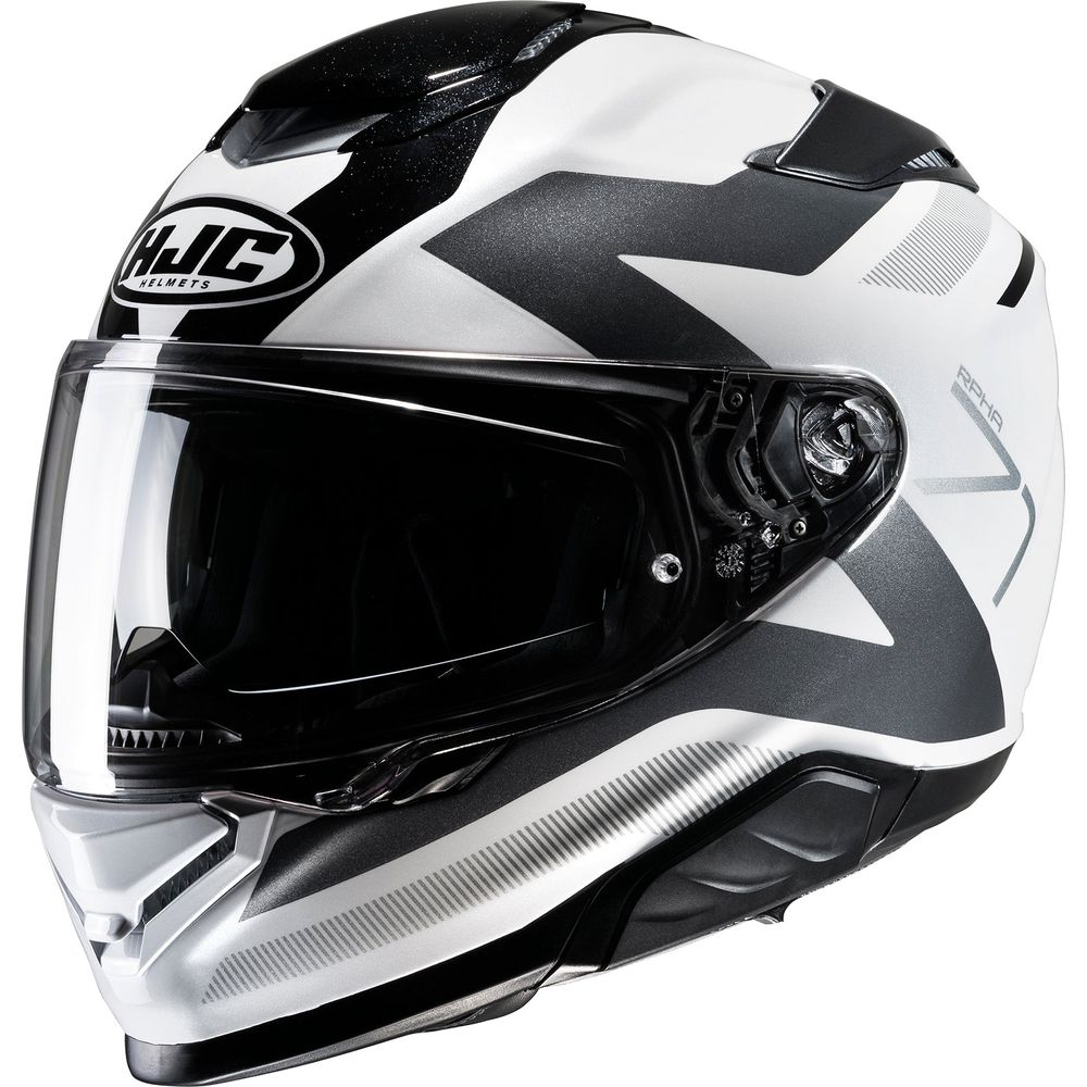 HJC RPHA 71 Pinna Full Face Helmet MC10 White - ThrottleChimp