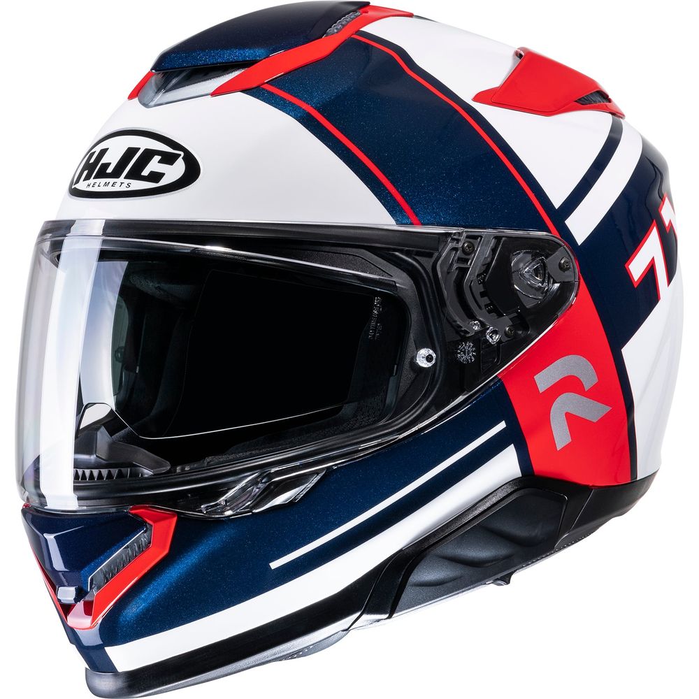 HJC RPHA 71 Zecha Full Face Helmet MC21 White / Red / Blue - ThrottleChimp