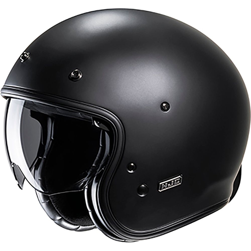 HJC V31 Open Face Helmet Matt Black - ThrottleChimp