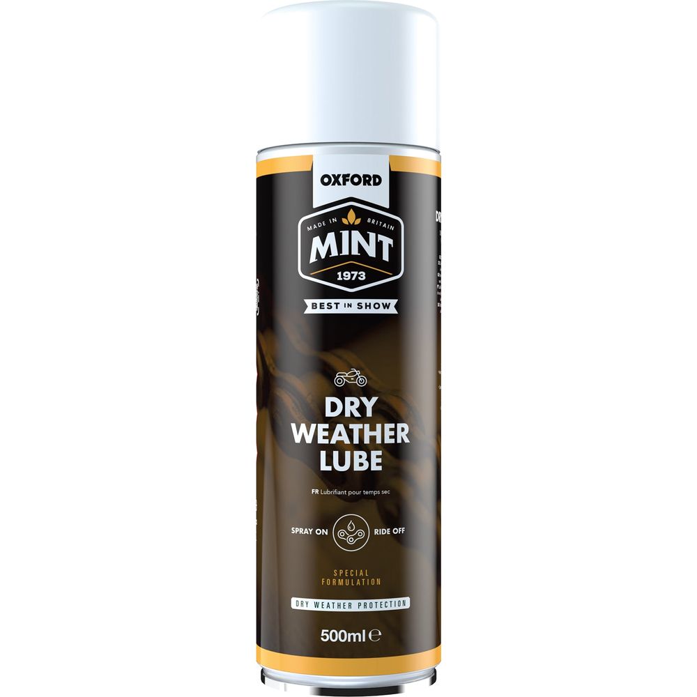 Oxford Mint Dry Weather Motorcycle Chain Lube - 500ml - ThrottleChimp