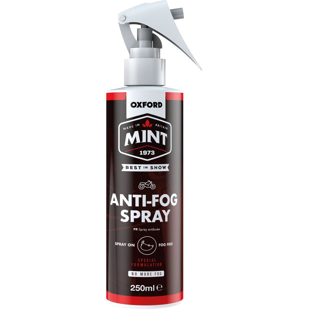 Oxford Mint Anti Fog Spray For Helmet Visors - 250ml - ThrottleChimp