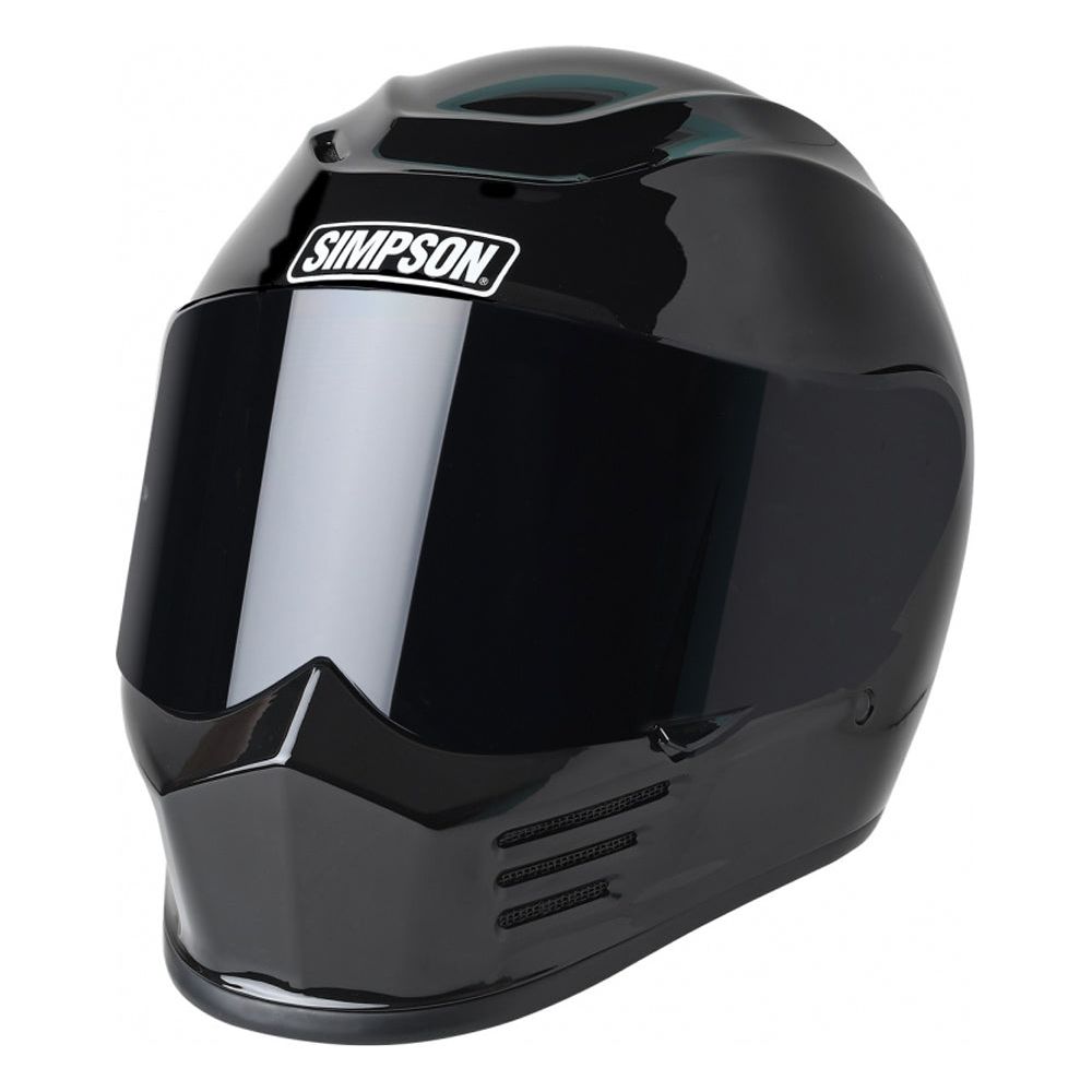 Simpson Speed Solid ECE 22.06 Full Face Helmet Black - ThrottleChimp