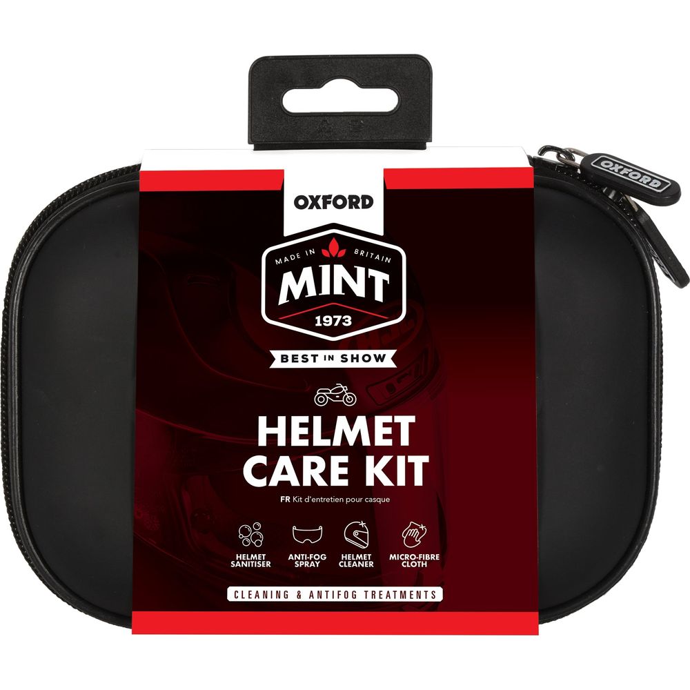 Oxford Mint Care Kit For Helmets (Image 2) - ThrottleChimp