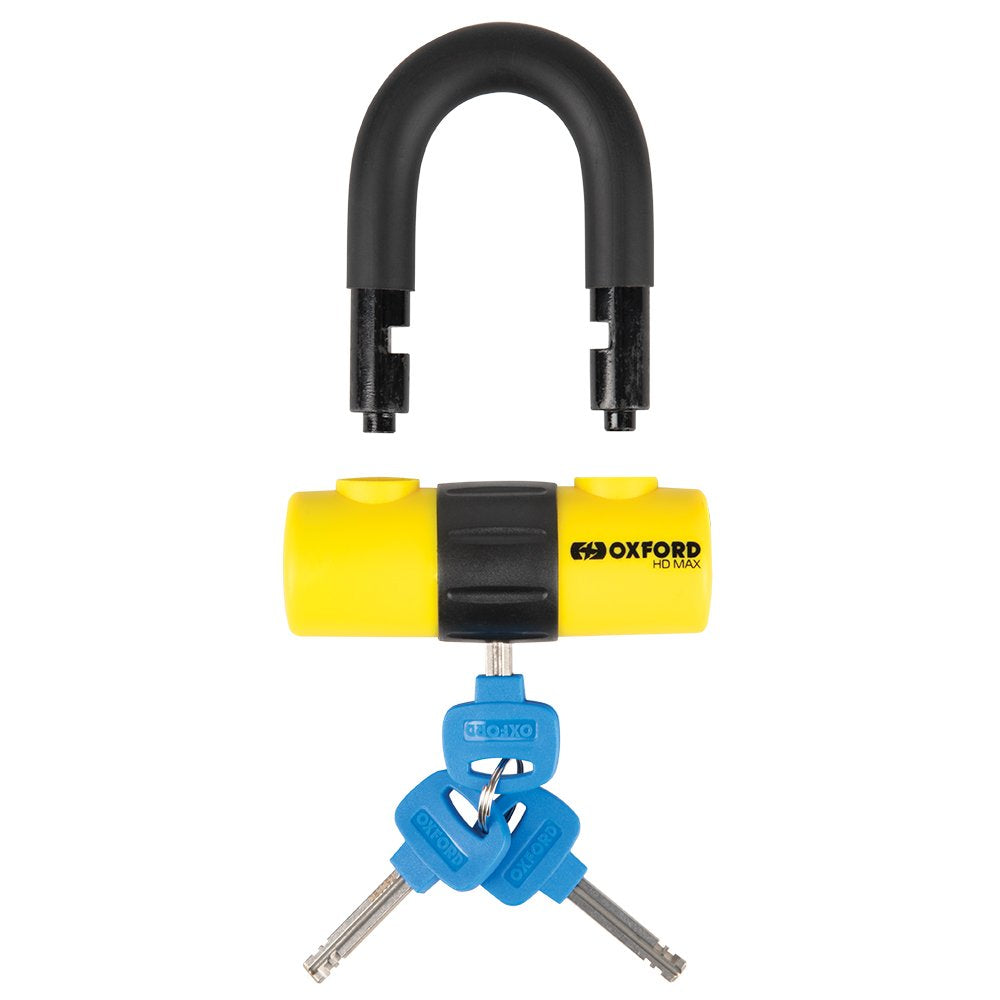 Oxford HD Max Disc Lock Yellow FREE 1 YEAR Returns, FREE UK Delivery | ThrottleChimp