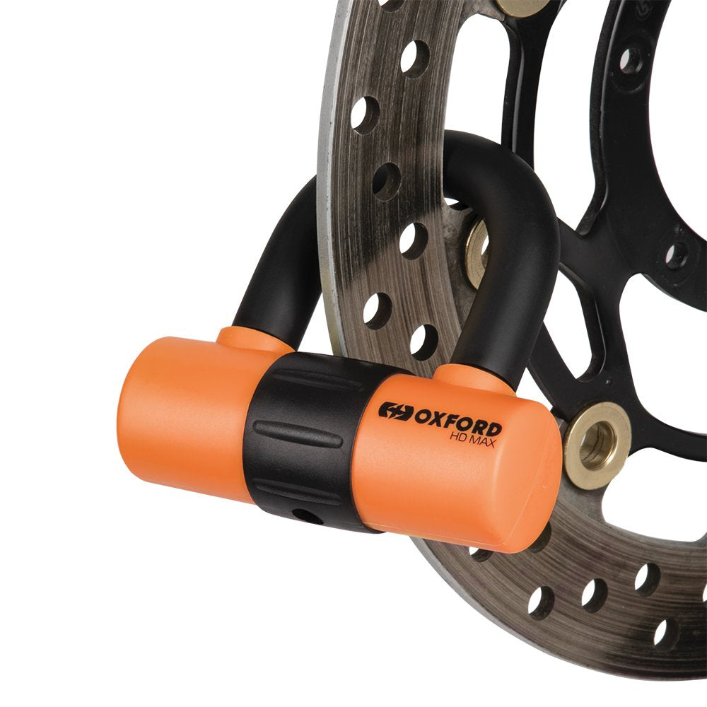 Oxford HD Max Disc Lock Orange (Image 3) - ThrottleChimp