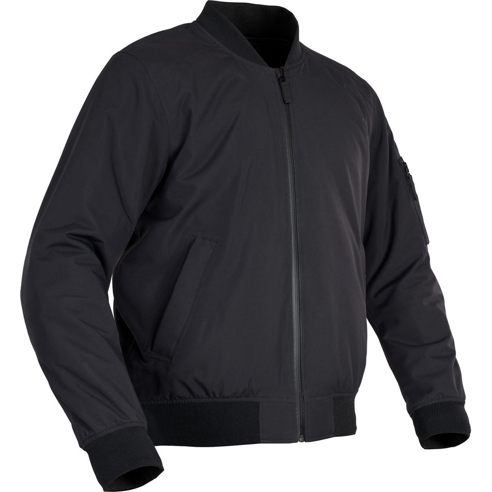 Oxford Bomber Dry2Dry Textile Jacket Black - ThrottleChimp