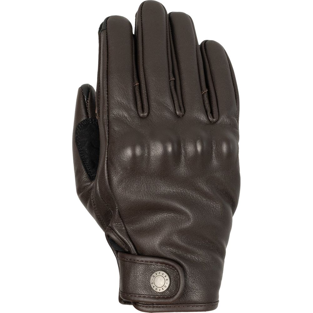 Oxford Henlow Ladies Leather Gloves Brown - ThrottleChimp