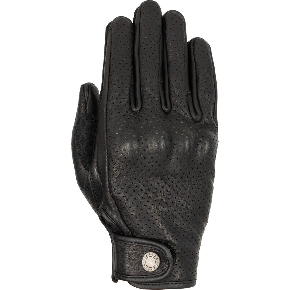 Oxford Henlow Air Ladies Leather Gloves Black - ThrottleChimp