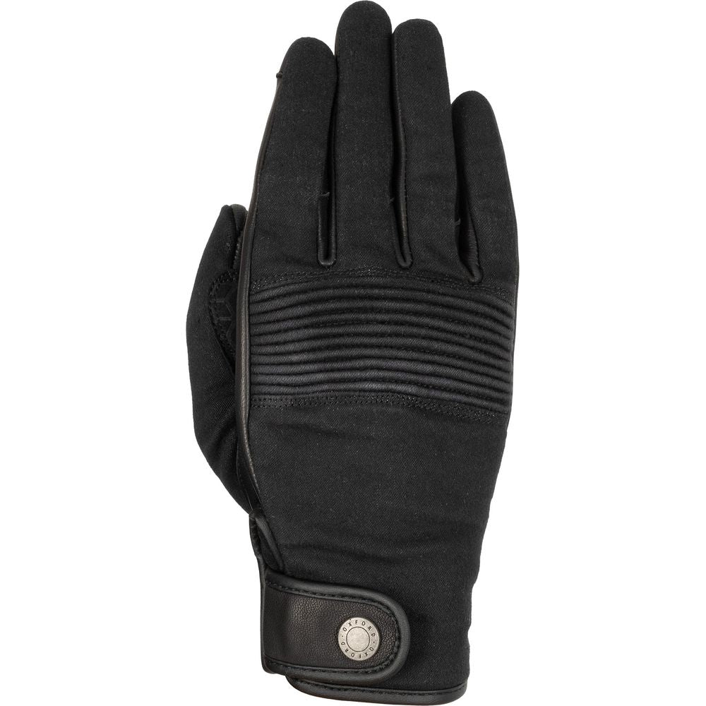 Oxford Kickback Ladies Textile Gloves Black - ThrottleChimp