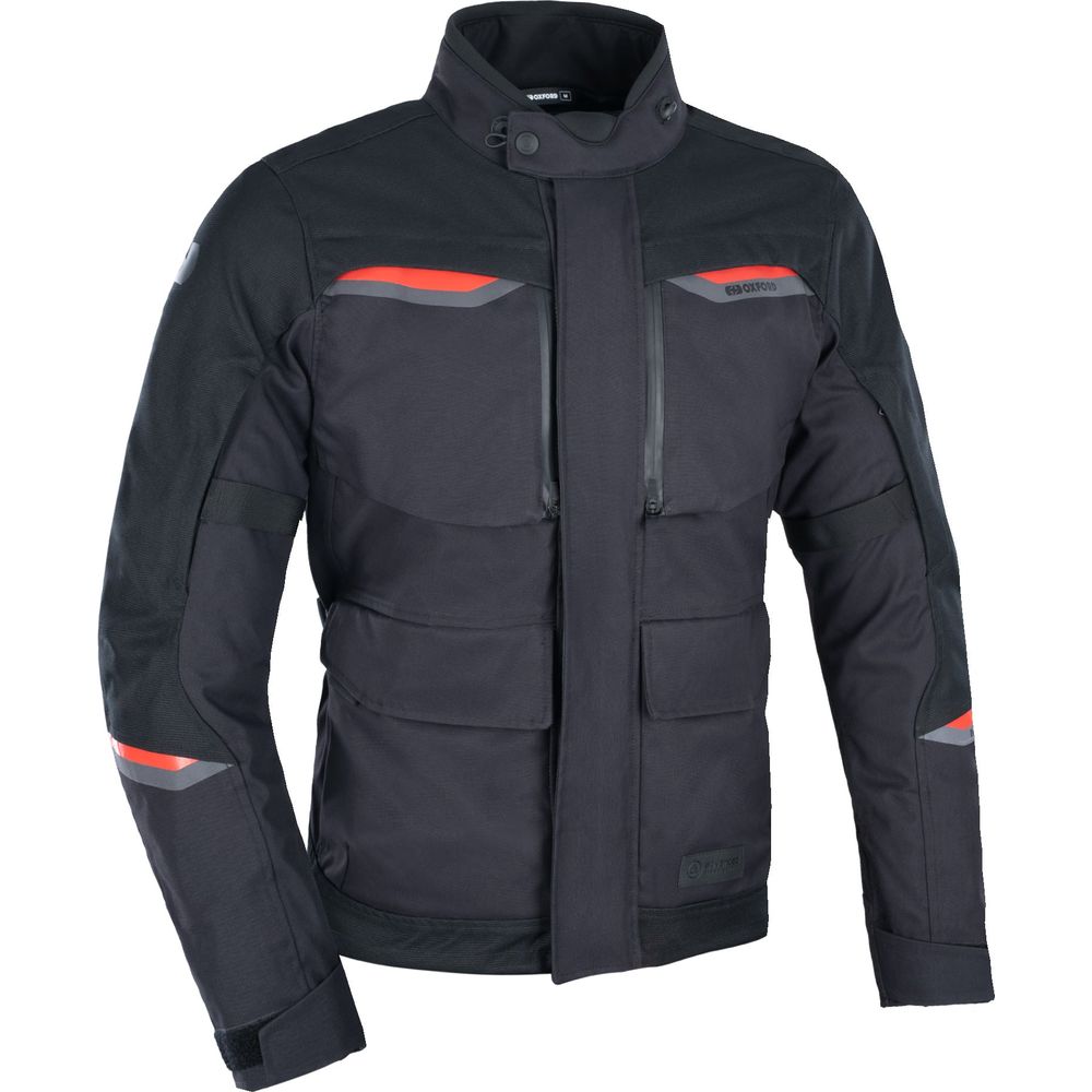 Oxford Mondial 2.0 Textile Jacket Tech Black - ThrottleChimp