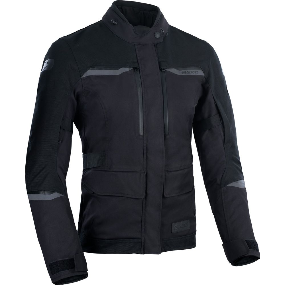 Oxford Mondial 2.0 Ladies Textile Jacket Stealth Black - ThrottleChimp