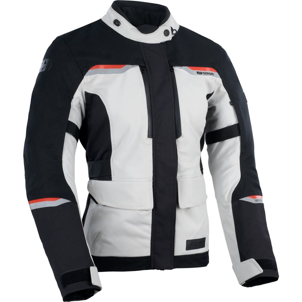 Oxford Mondial 2.0 Ladies Textile Jacket Arctic / Black - ThrottleChimp