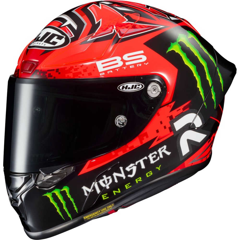 HJC RPHA 1 Fabio Quartararo Full Face Helmet MC1 Red - ThrottleChimp