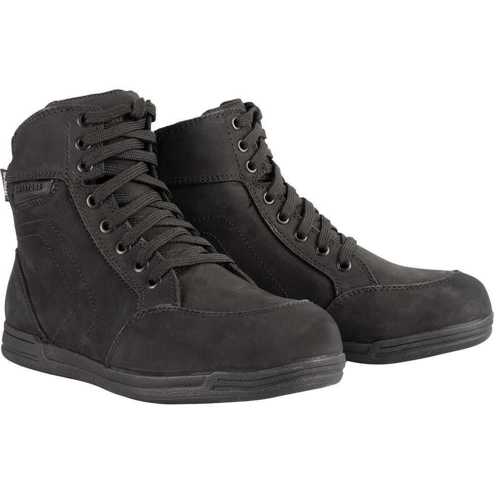 Oxford Kickback Ladies All Weather Boots Black - ThrottleChimp