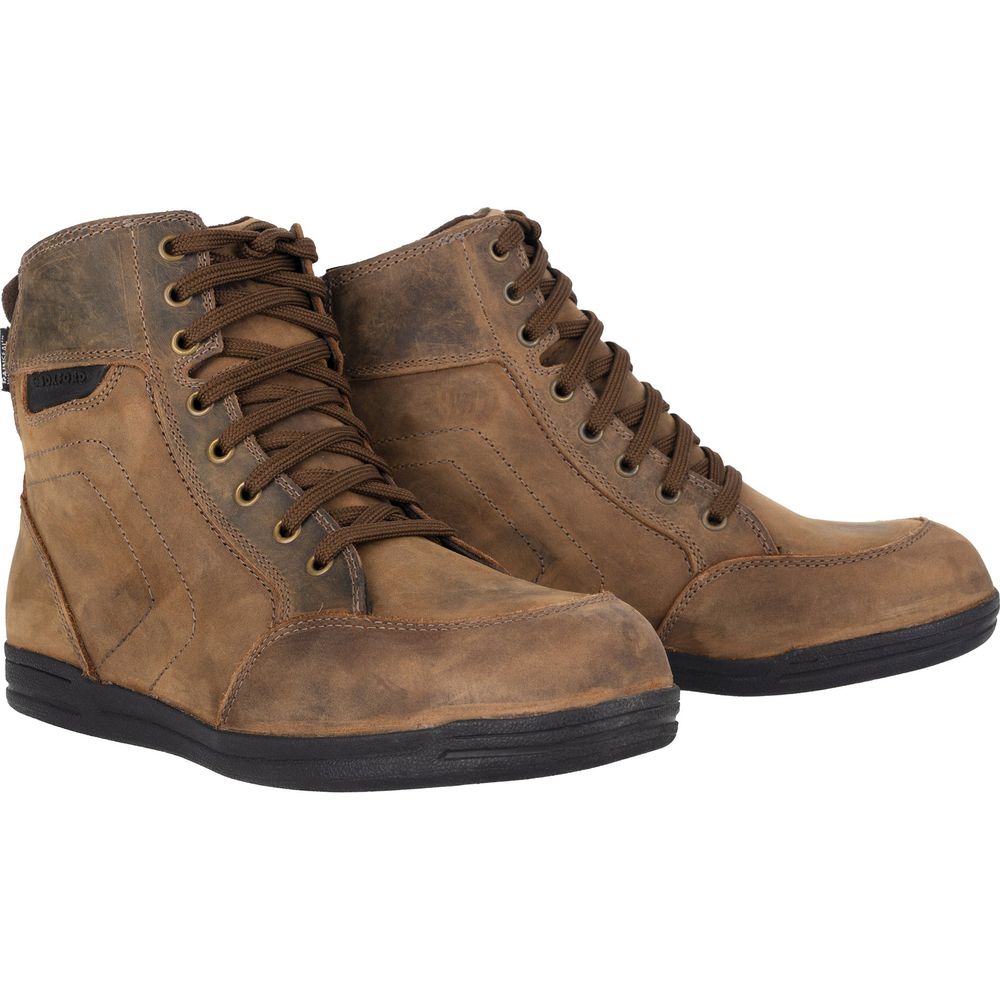 Oxford Kickback Ladies All Weather Boots Brown - ThrottleChimp