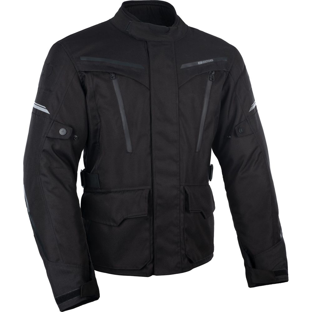 Oxford Metro 2.0 Textile Jacket Stealth Black - ThrottleChimp