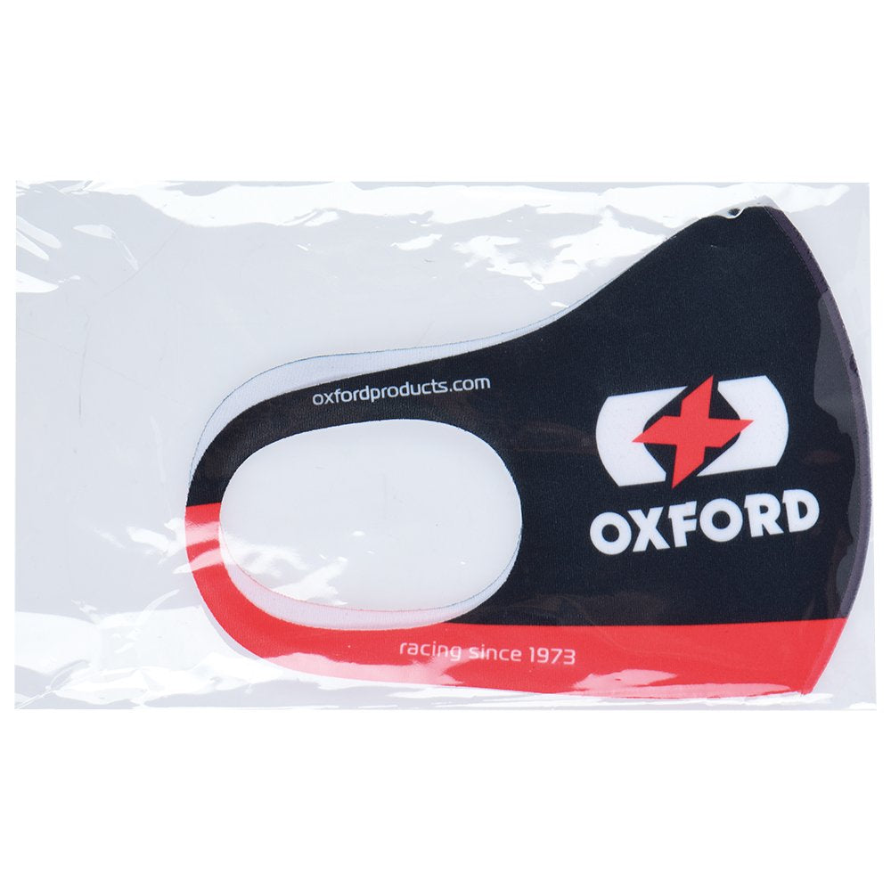 Oxford Team Face Mask Black (Image 3) - ThrottleChimp