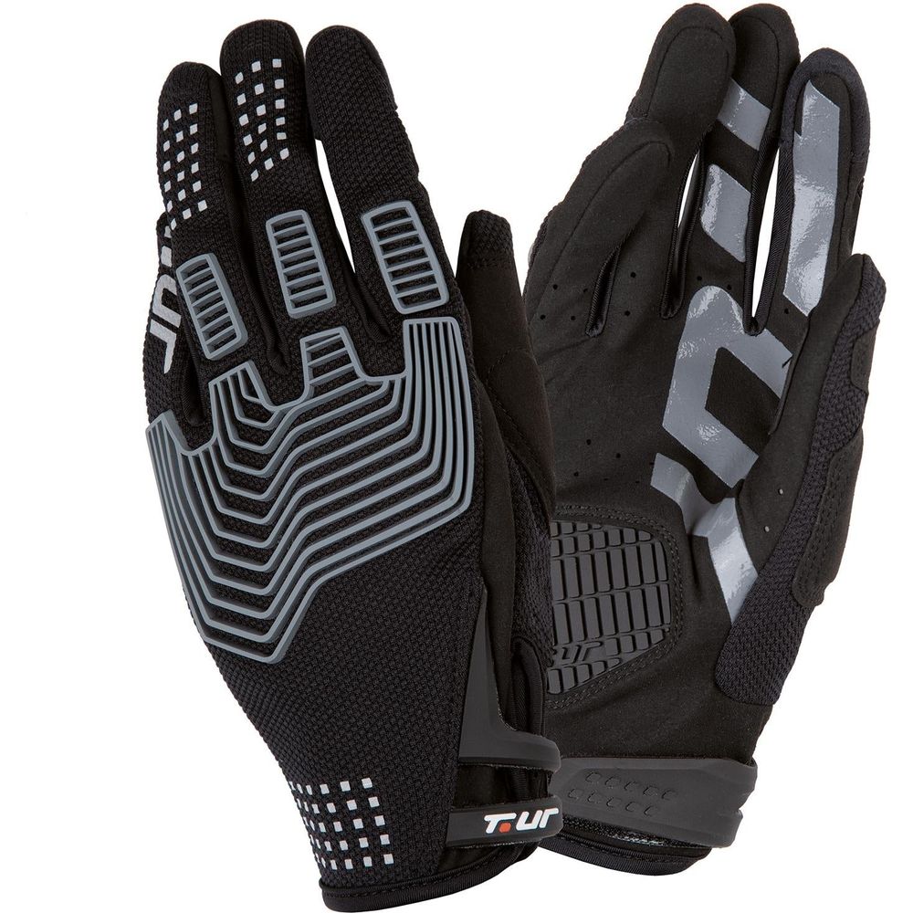 T.UR G-Three Gloves Black FREE 1 YEAR Returns, FREE UK Delivery | ThrottleChimp