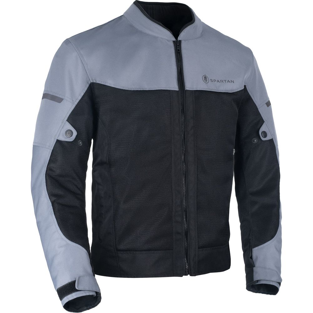 Spartan Air Textile Jacket Grey / Black - ThrottleChimp